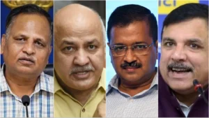 Satinder Jain, Sisodia, Sanjay and Kejriwal